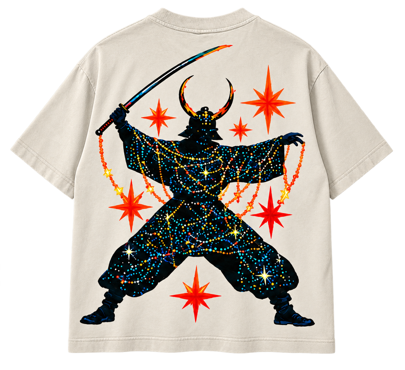 Cosmic Current T-shirt, back view